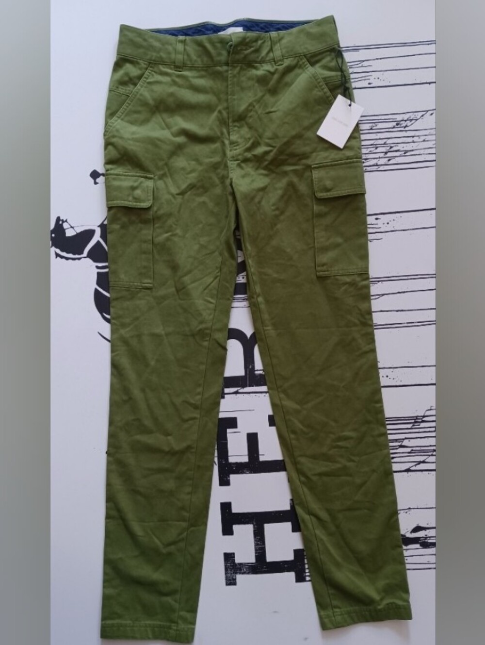 NWT Aime Leon Dore Olive Green Cargo Pant Size XS